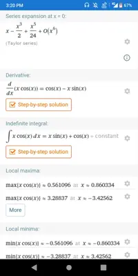 Integral Calculator android App screenshot 0